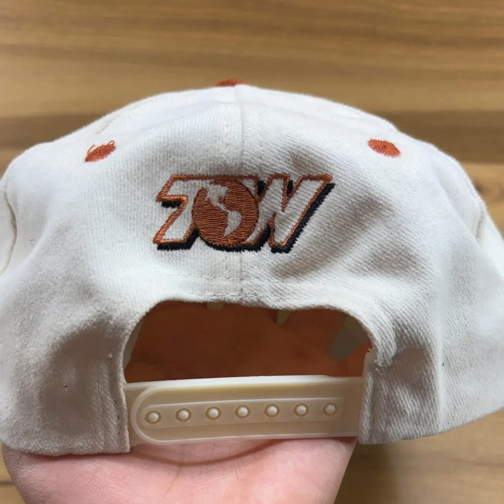 Vintage Top of the World National Champions Texas Longhorns White and Brown Hat